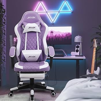 Amazon.co.jp: JKOOK ゲーミングチェア オットマン付き 多機能 連動