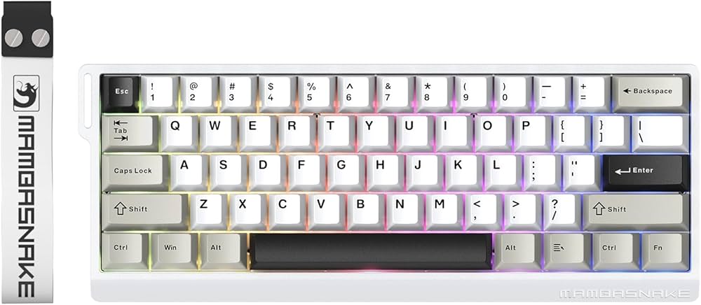 Amazon | MAMBASNAKE X60HE ゲーミング キーボード ラピットトリガー