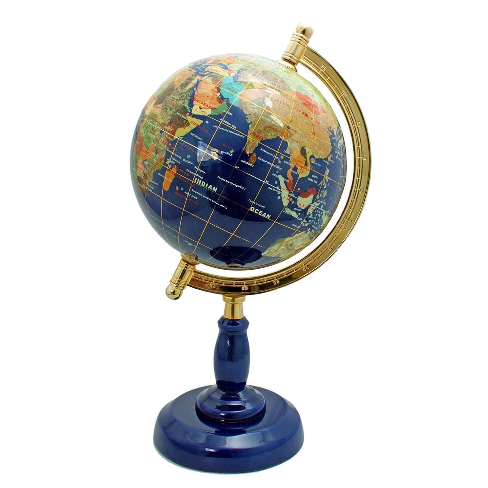 Amazon.co.jp: ラピスラズリ 地球儀 天然石 置物 パワーストーン