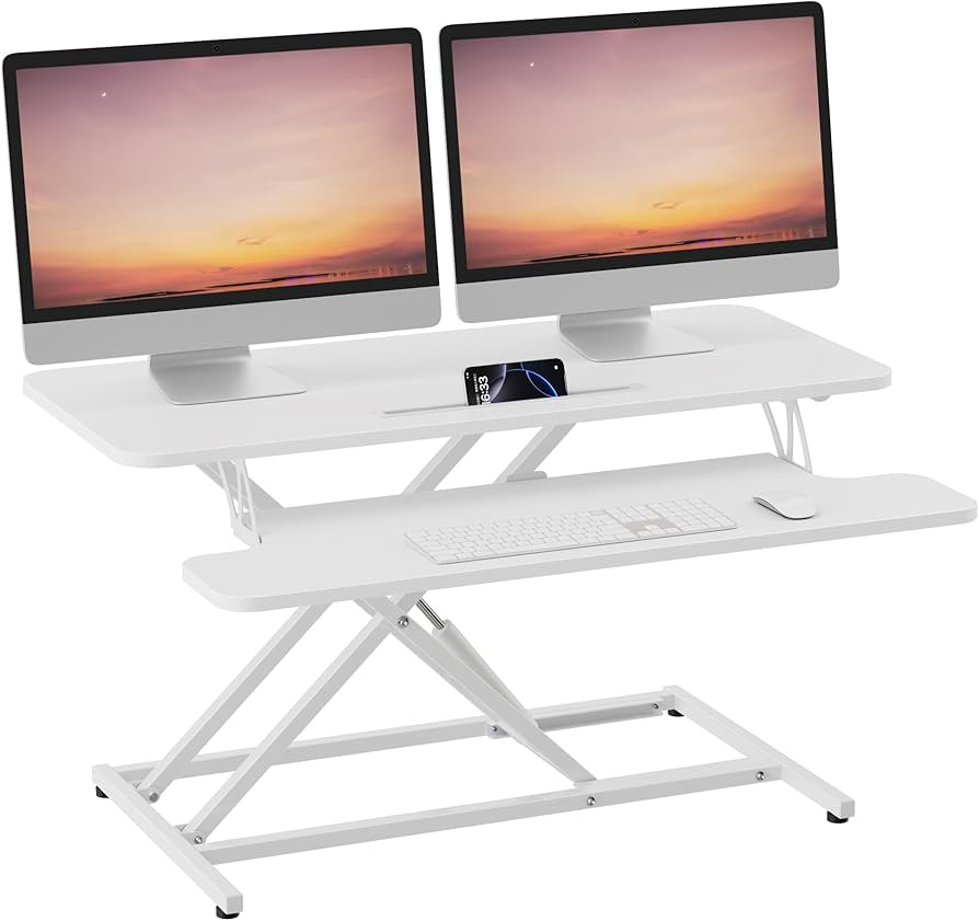 Amazon | ERGOMAKER スタンディングデスク 卓上 ガス圧昇降式