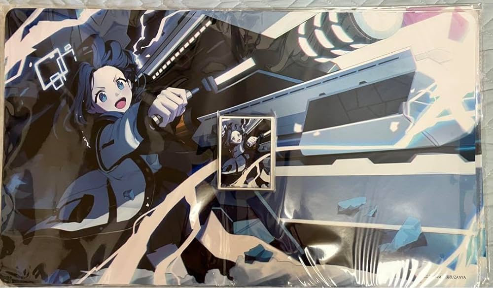 Amazon.co.jp: 天童アリス カードスリーブ＆プレイマット ブルー