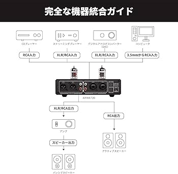 Amazon.co.jp: AIYIMA T20 フルバランスHi-Fi真空管プリアンプ TUBE