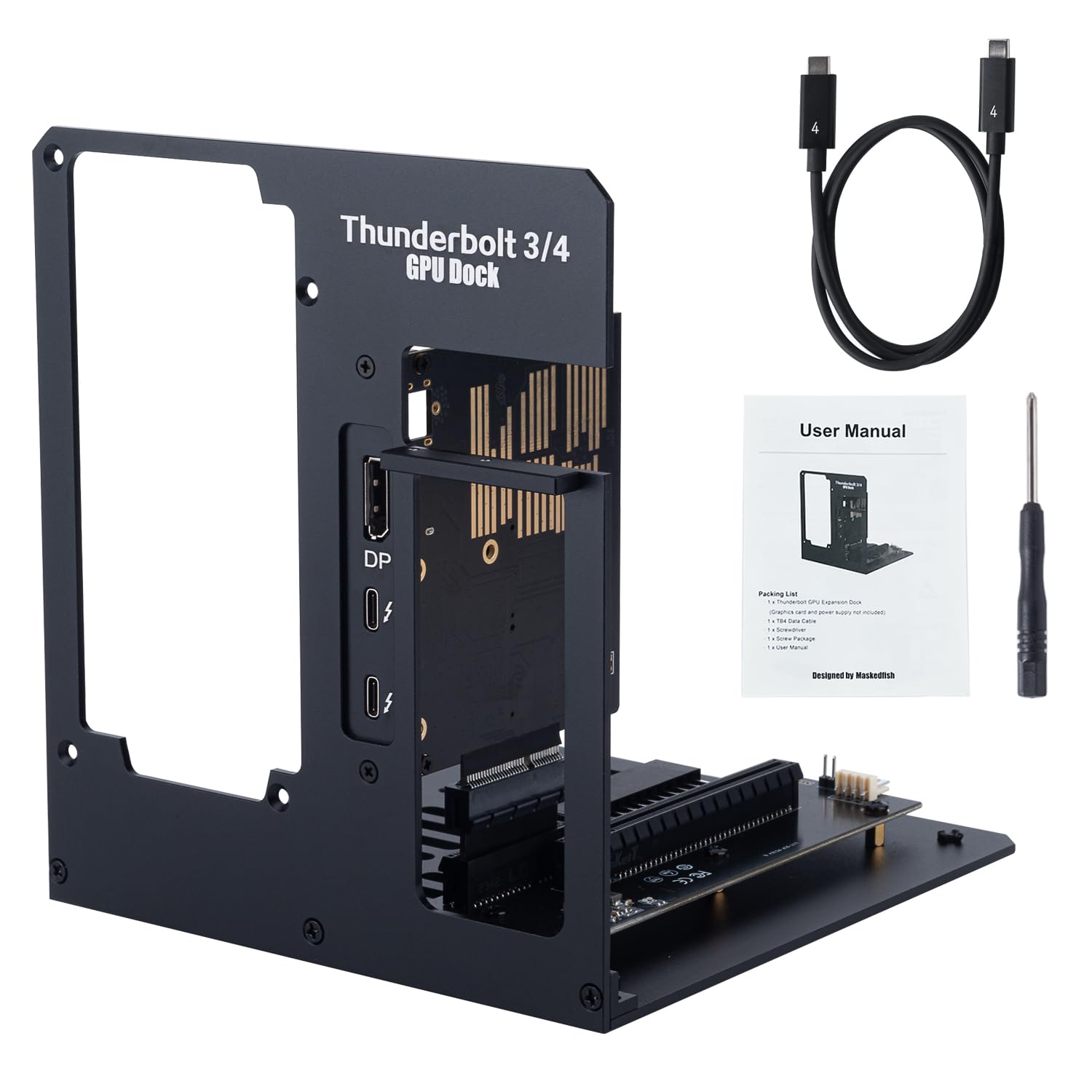 Amazon.co.jp: Maskedfish eGPUボックス Thunderbolt 4 / 3 & USB4