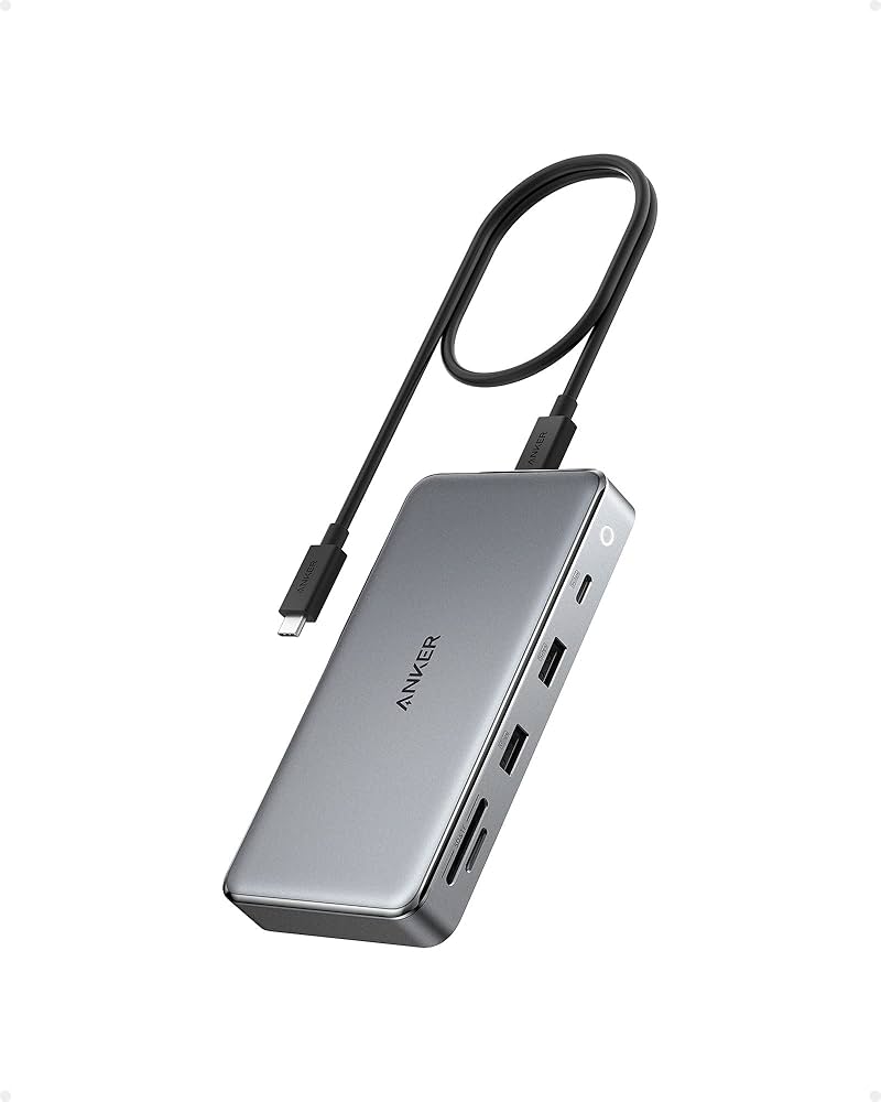 Amazon.com: Anker 563 USB-C Hub (10-in-1, Dual 4K HDMI), Docking