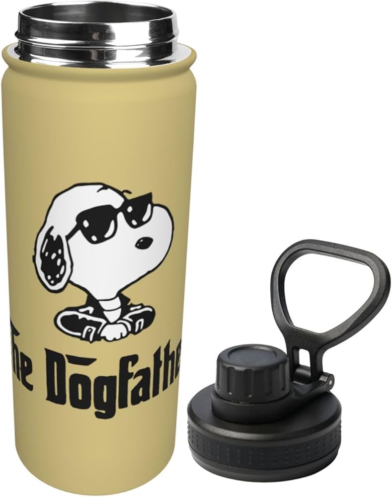 Amazon.co.jp: マグボトル スヌーピー 水筒 530ml 大容量 真空 断熱