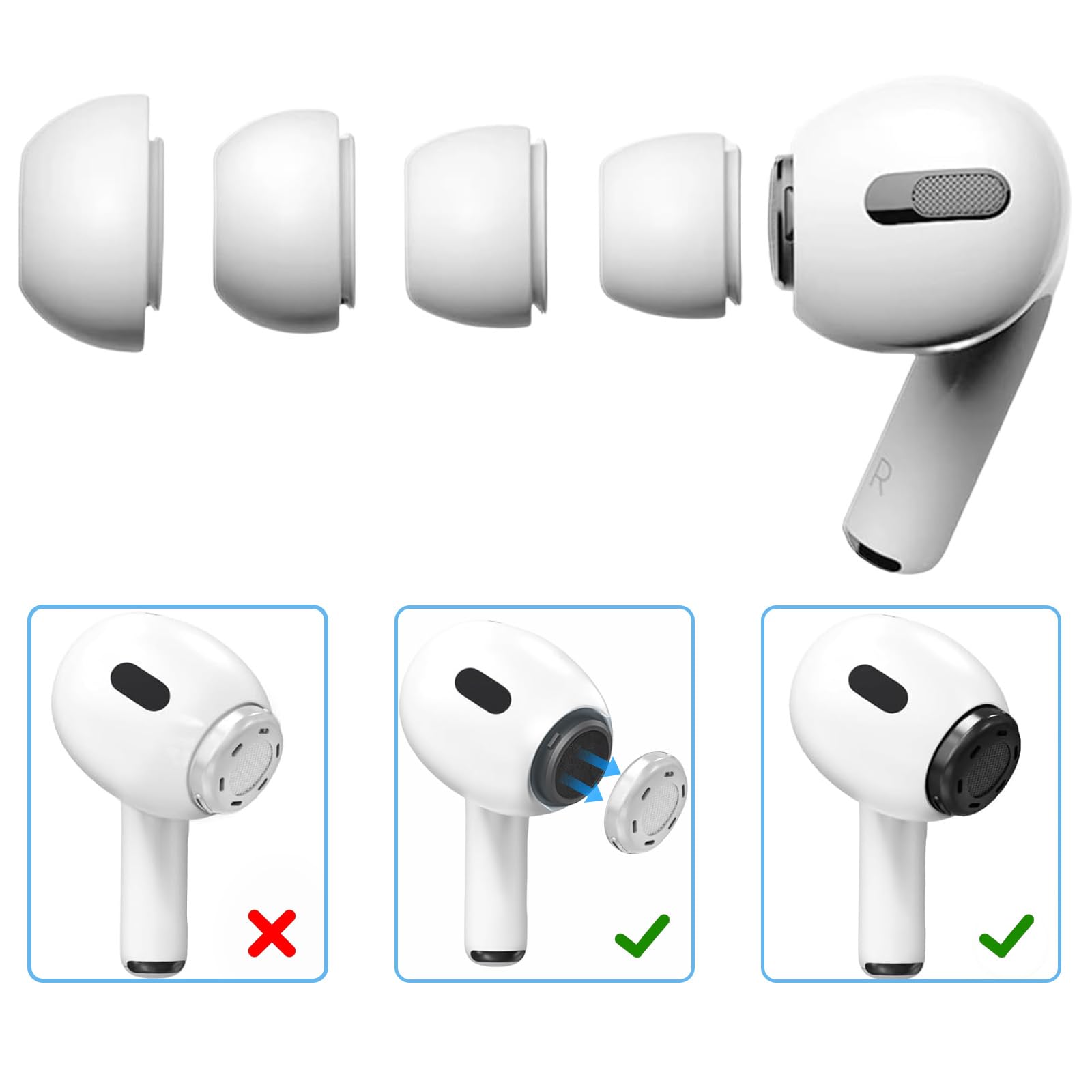 AirPods Pro 2 lightning イヤーピース・元箱付き Amazon | AirPods