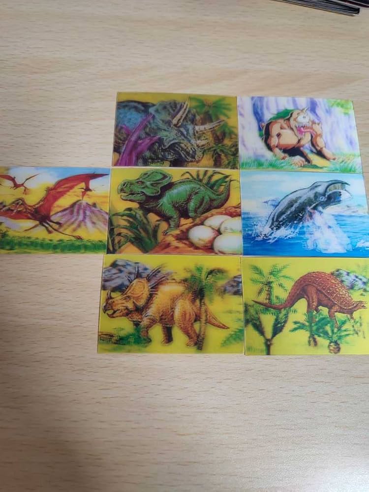 Amazon.co.jp: 明治 昭和レトロ 超立体3Dカード 怪物ワールド 恐竜