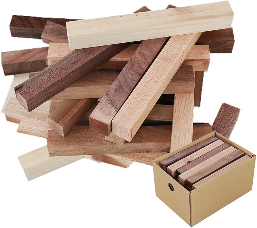 Amazon.co.jp: 【高級木材の端材セット】 オーク ウォルナット 無垢