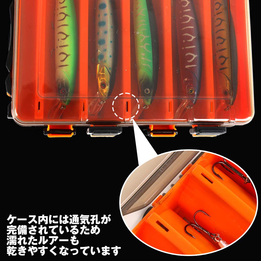 Amazon.co.jp: Coo タックルボックス 釣り具収納 ルアーケース 保管