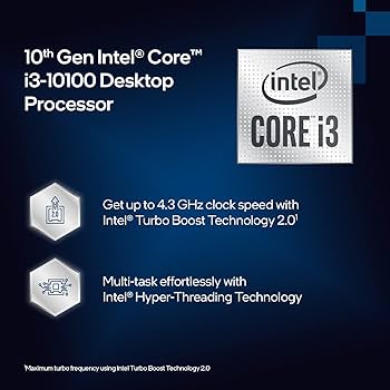 Amazon | INTEL CPU BX8070110100 Core i3-10100 LGA 1200 6MB 3.60GHz