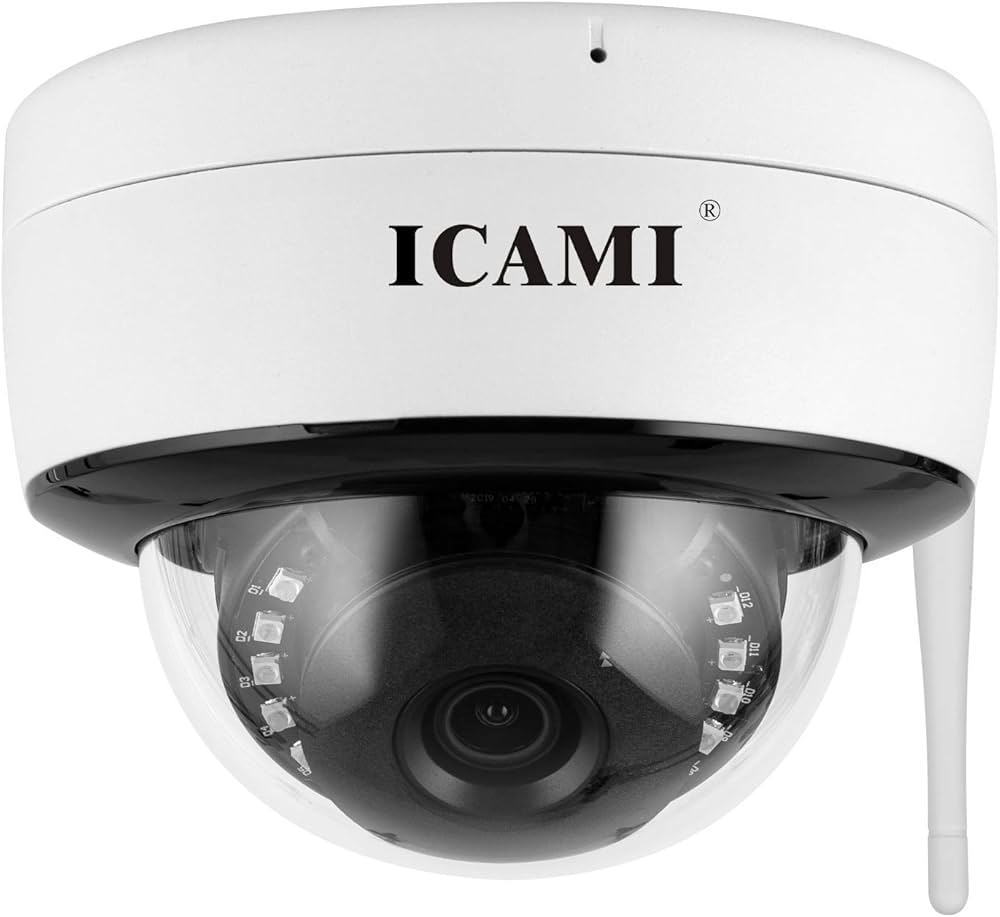 Amazon.co.jp: ICAMI 防犯カメラ 屋外 ワイヤレス 監視カメラ SDカード