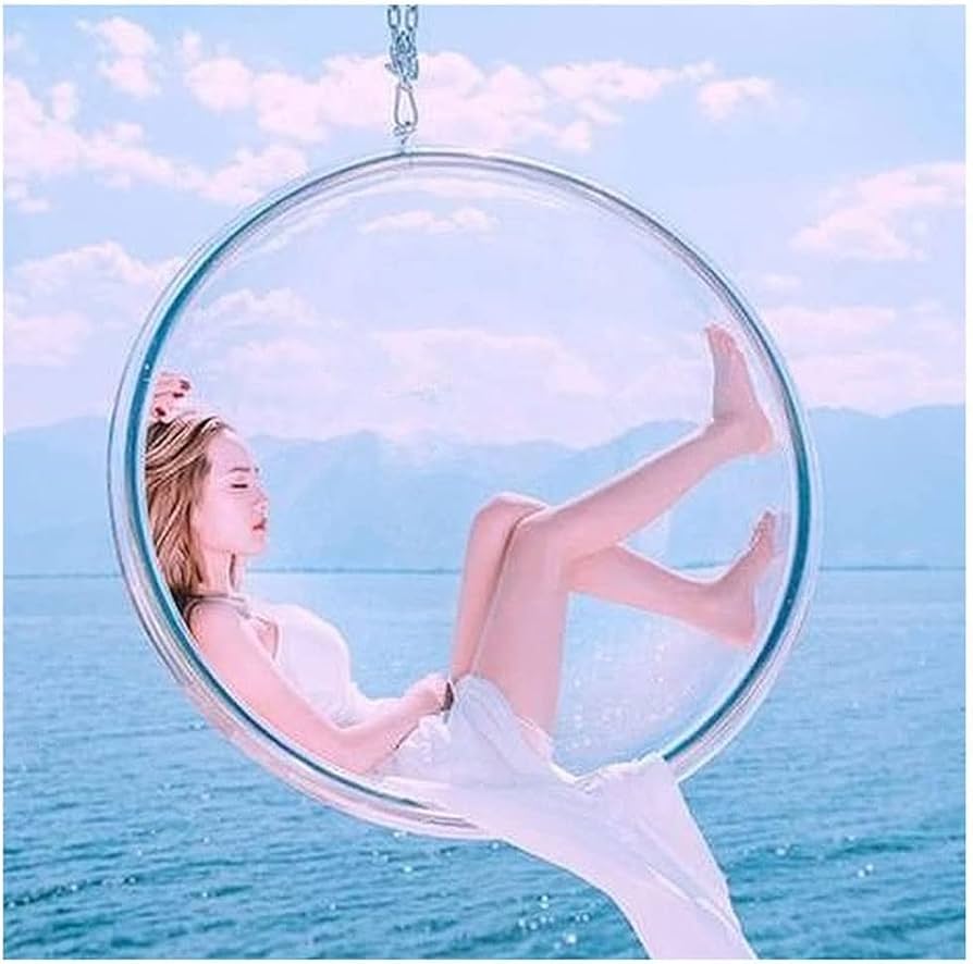 Amazon｜バブルチェアアクリルスツールチェアクリアクレードルチェア