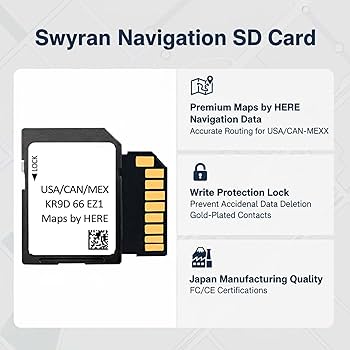 Amazon.com: Latest KR9D66EZ1 Navigation SD Card Compatible with