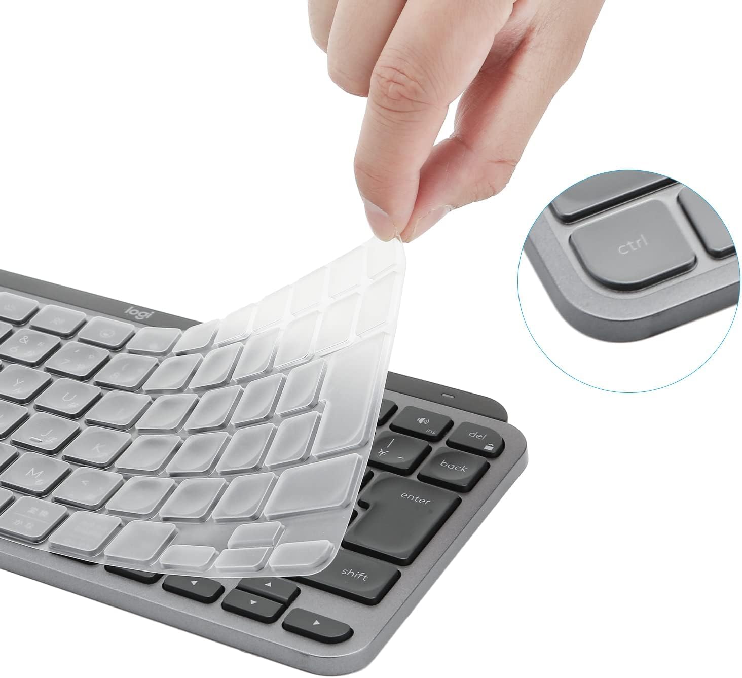 Amazon.co.jp: ロジクール MX Keys mini 用 キーボードカバー 対応