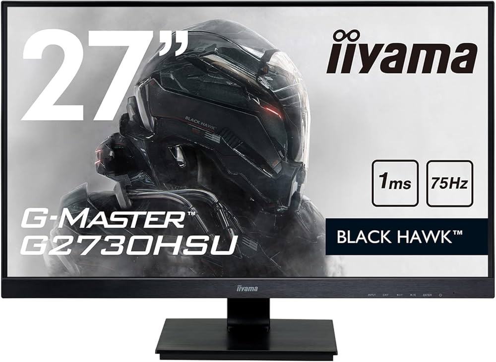 Amazon.co.jp: iiyama ゲーミング モニター ディスプレイ G2730HSU-B1