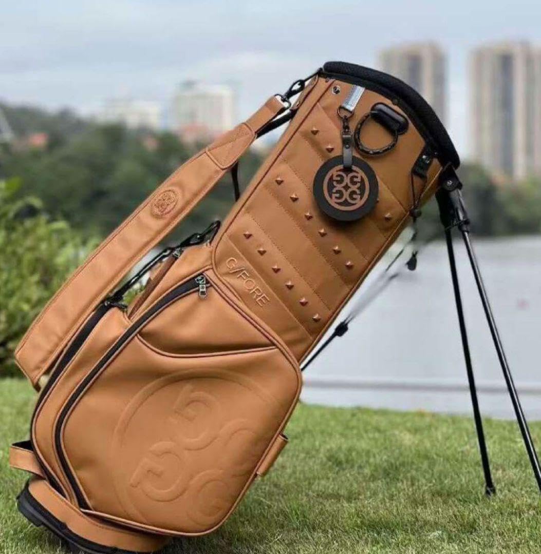 Amazon | GFOREジーフォア キャディバッグ 男女兼用 茶色PU | ノー