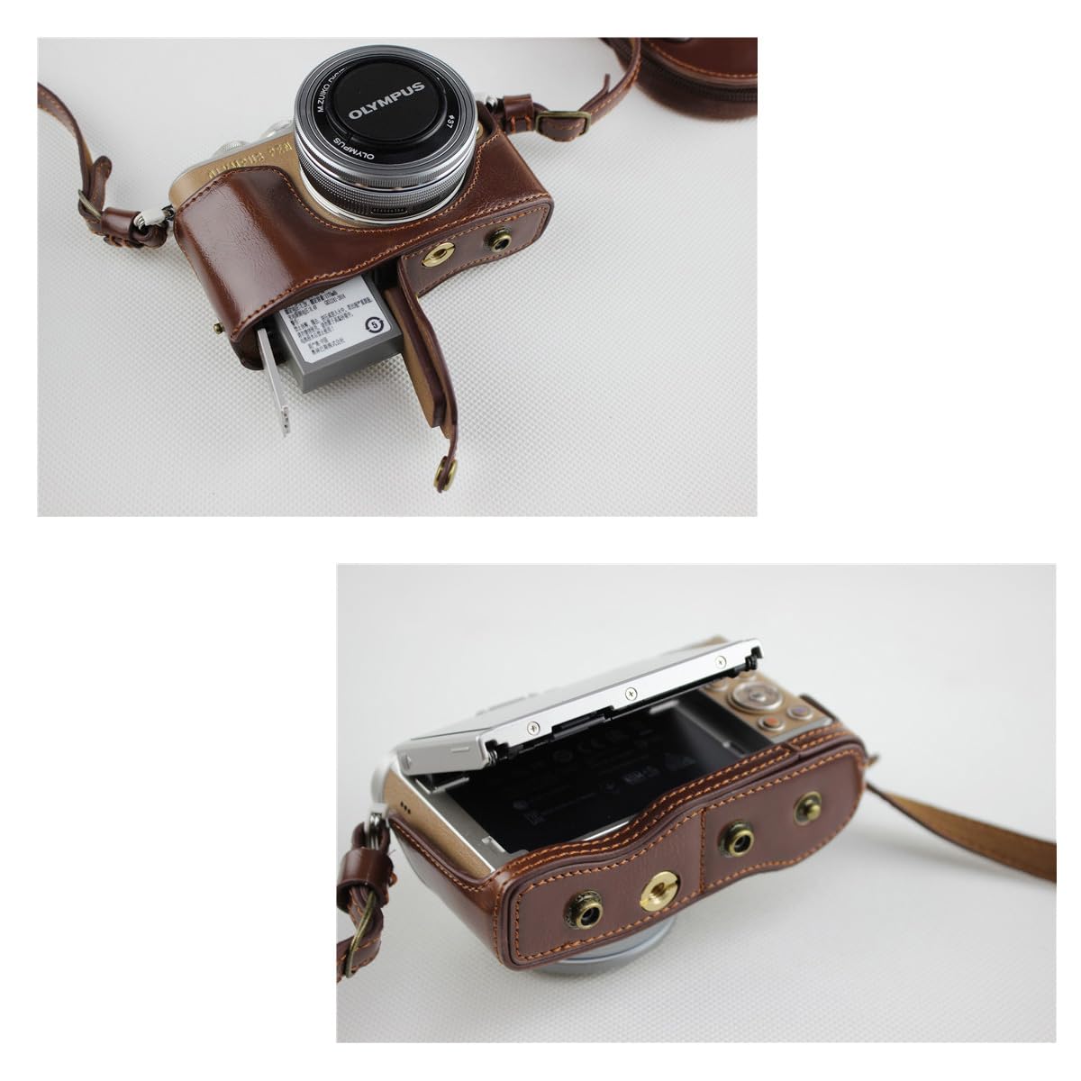 Amazon.co.jp: SIUTATDSH カメラケース PUレザー 適用 Olympus