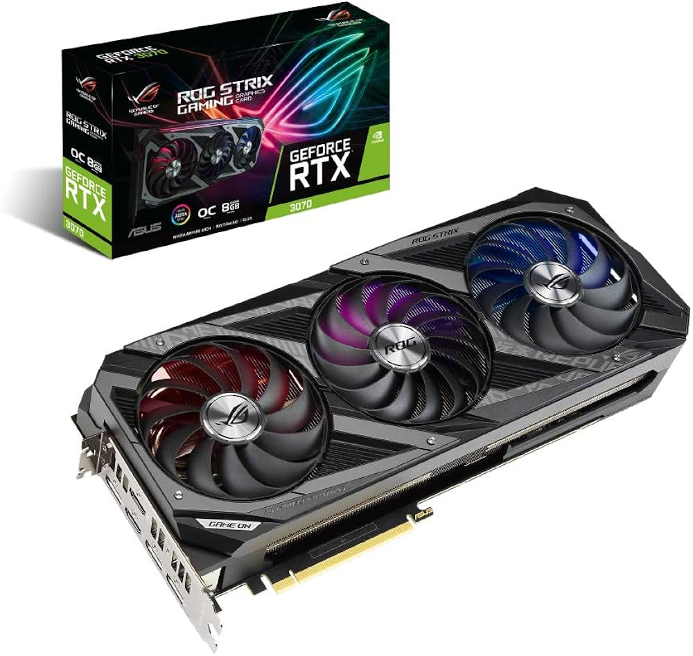 Amazon.co.jp: ASUS NVIDIA GeForce RTX 3070, Triple Fan Model, 8G