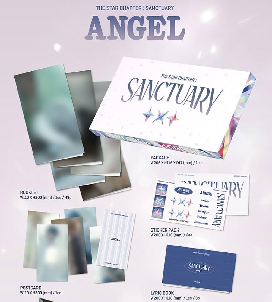 TXT sanctuary ANGEL weverse 特典トレカ 5種 ×30 TOMORROW X TOGETHER