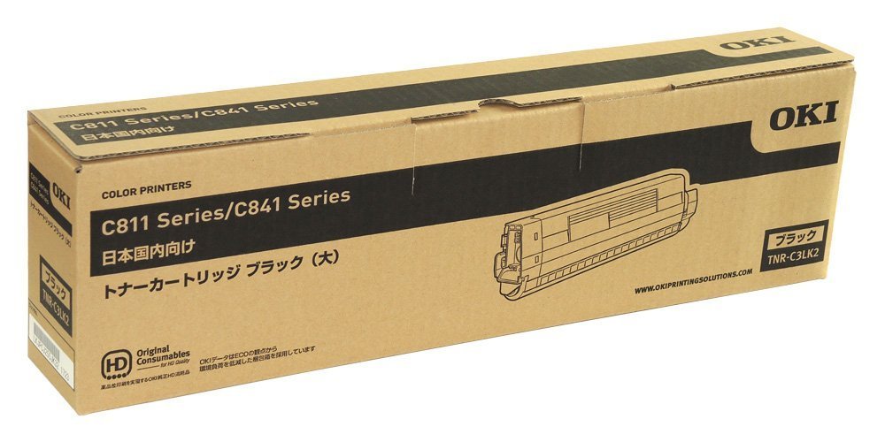 Amazon.co.jp: オキ TNR-C3LK2 純正トナー ブラック【大容量