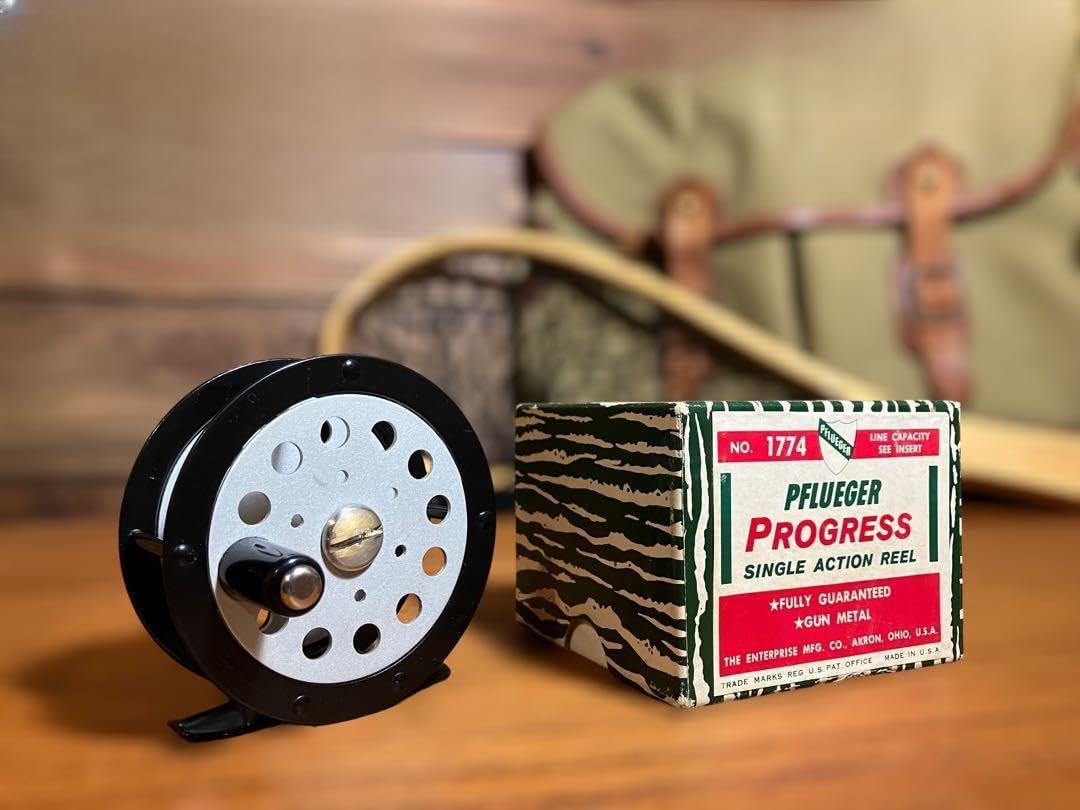 USA製 ヴィンテージ fly reel フライリール 箱付き レトロ 【公式通販】