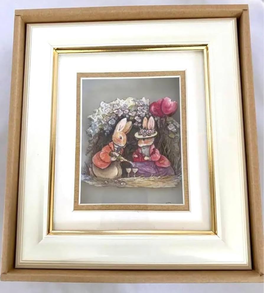 Amazon.co.jp: ピーターラビット 絵画 シャドーボックス 3D