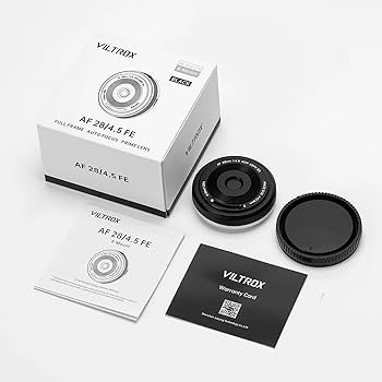 Amazon.co.jp: VILTROX 28mm F4.5 FE パンケーキ フルフレーム オート