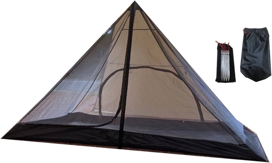 Amazon.co.jp: R.W.Y PRODUCT ワンポールテント 蚊帳 キャンプ テント