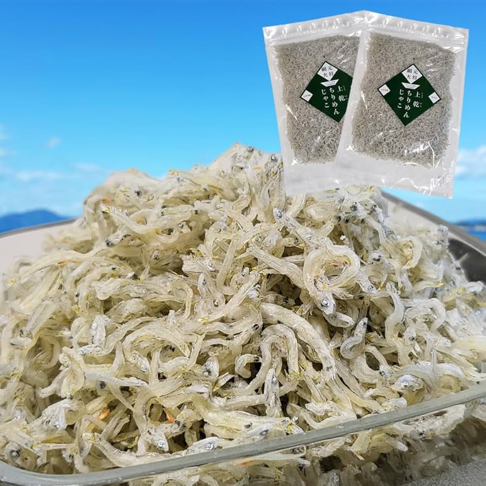 Amazon.co.jp: 網元大将 瀬戸内海産 上乾ちりめんじゃこ 2袋セット