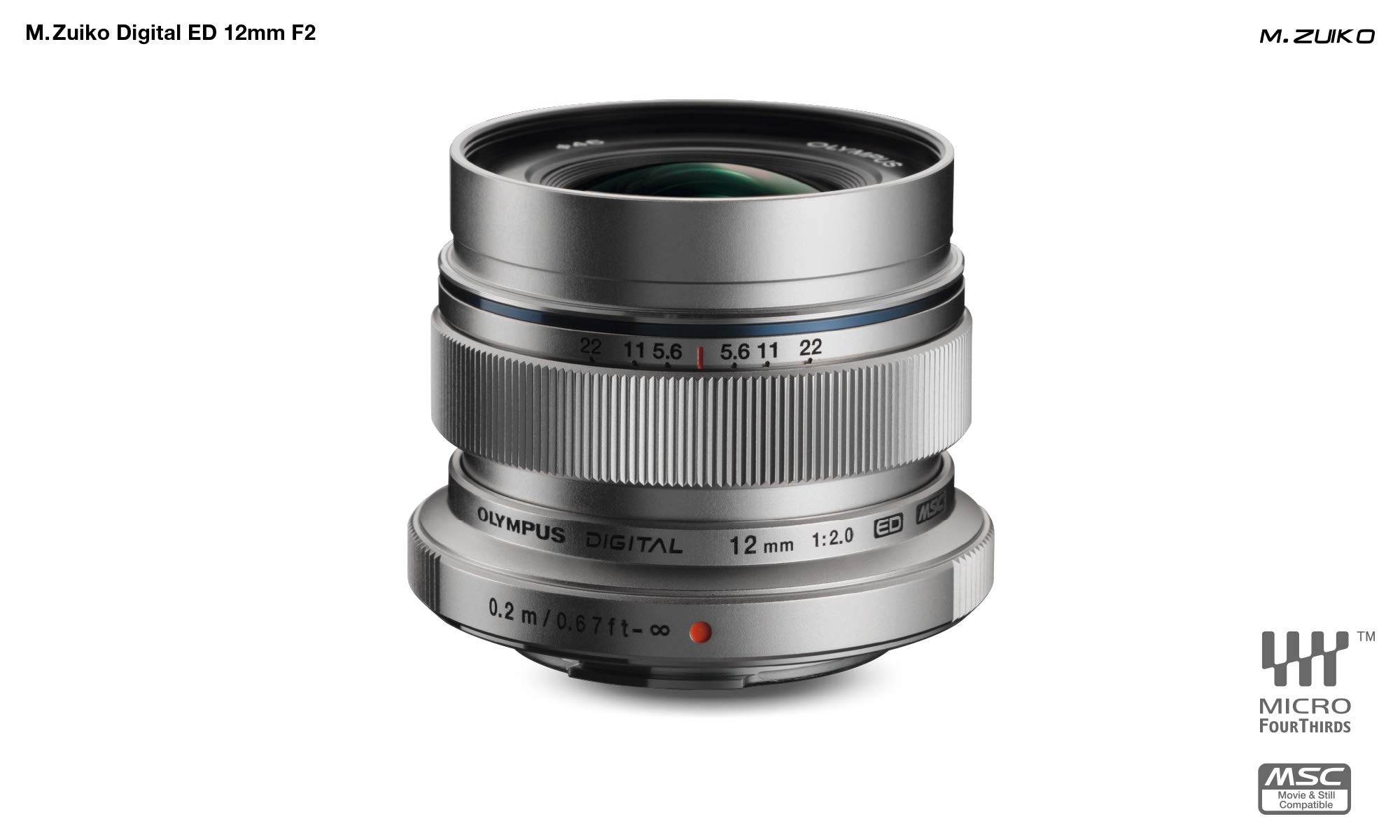 Amazon.com : Olympus M. Zuiko Digital ED 12mm f/2.0 Lens for Micro