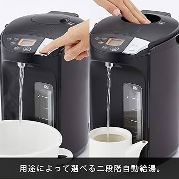 Amazon | タイガー魔法瓶(TIGER) 電気ポット 蒸気レス VE 電気 ま