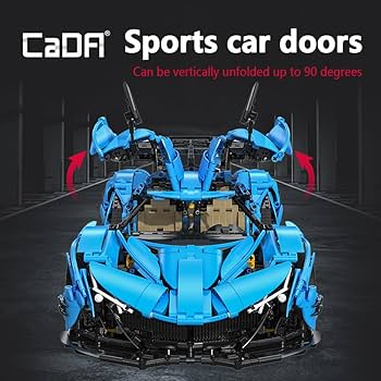 Amazon.com: CaDA Master Apollo IE C64003W Super Car Building Kit