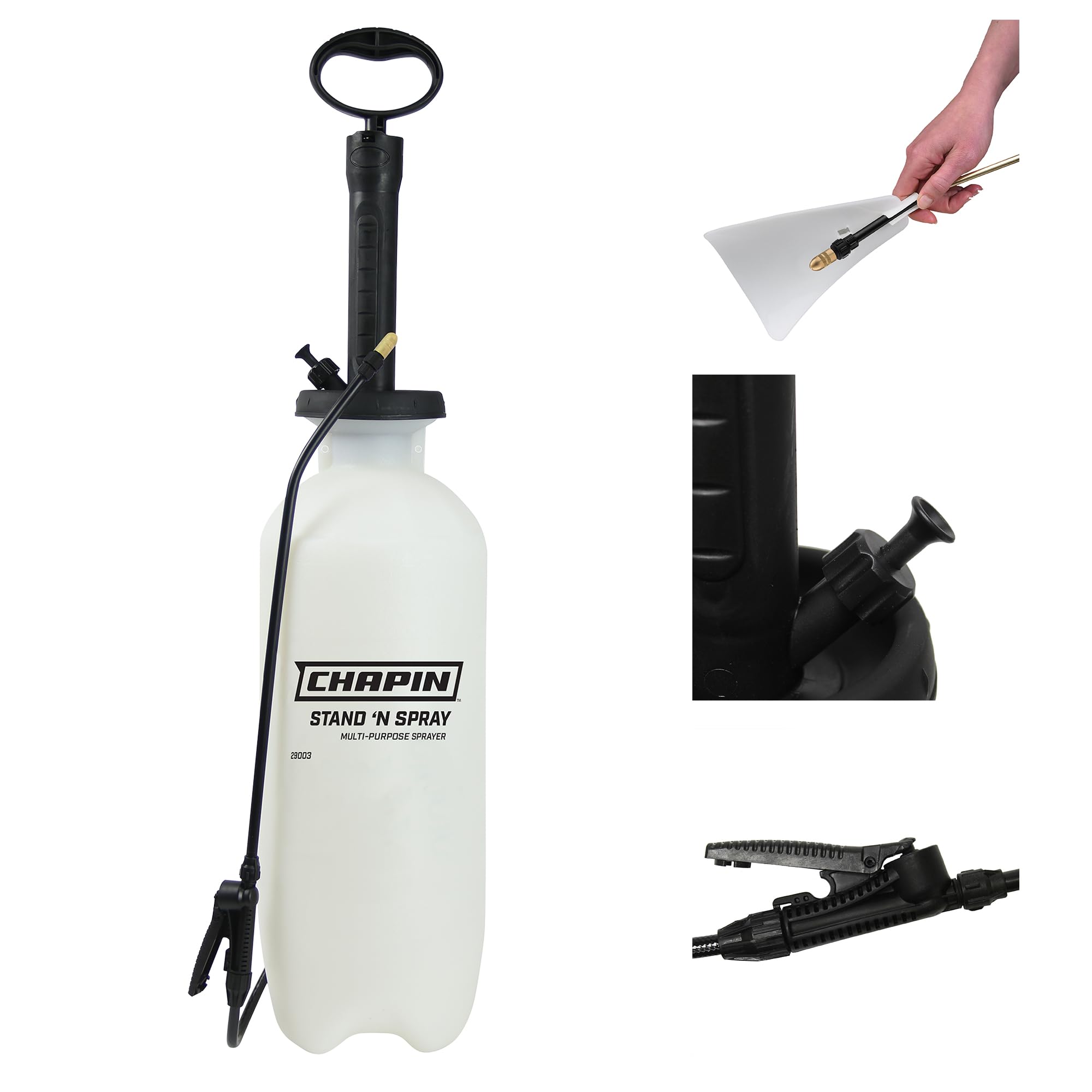 Amazon.com : Chapin 29003 3-Gallon Stand 'N Spray No Bend Sprayer