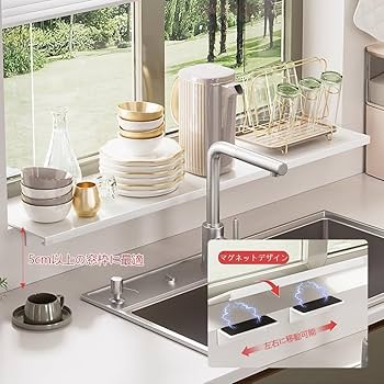 Amazon｜炭素鋼窓枠延長プレート 収納棚 窓枠植物棚収納棚 カウンター