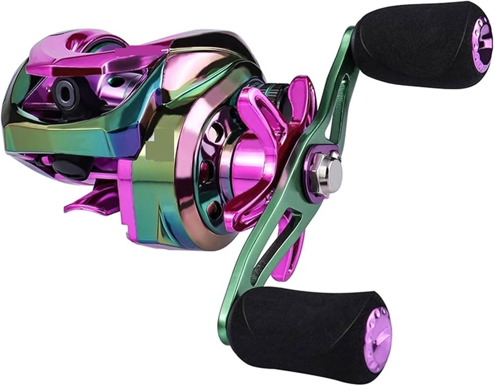 Amazon | RAHBI カラフルなベイトキャスティングリール 7.2:1 ギア比