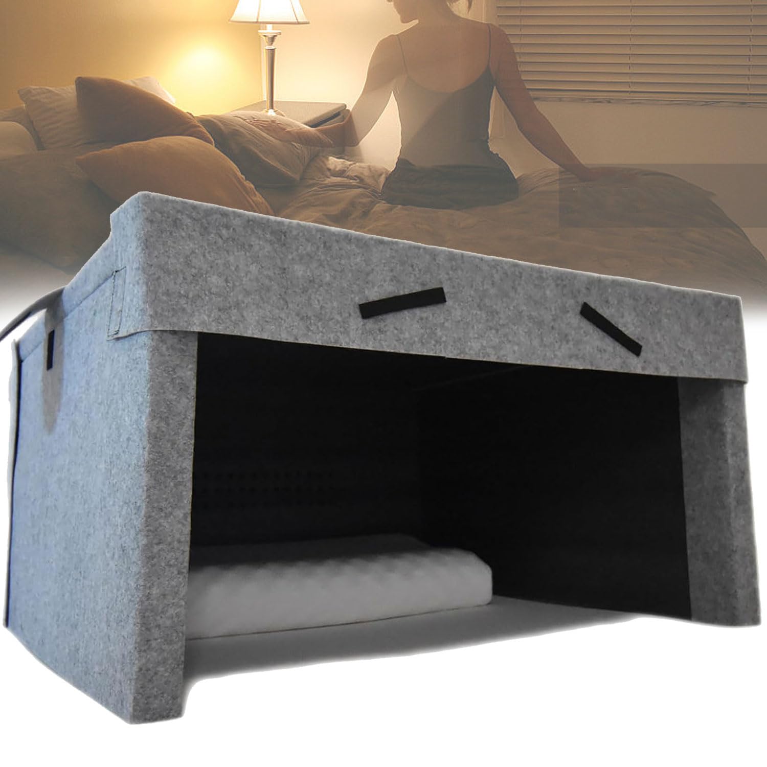 Amazon｜スリープキャビン、防音、遮光、睡眠​​補助、防風、テント