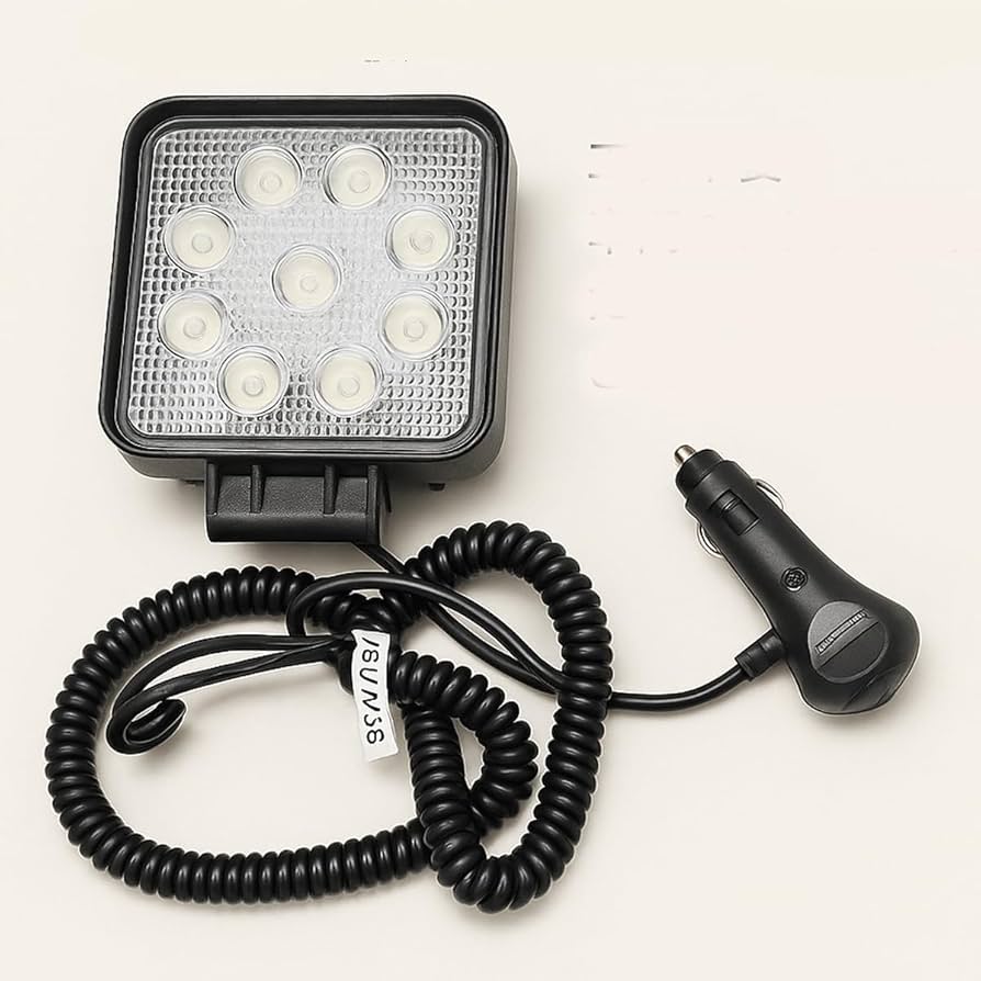 Amazon.co.jp: 【1台 】 シガーソケット led作業灯 投光器 ライト