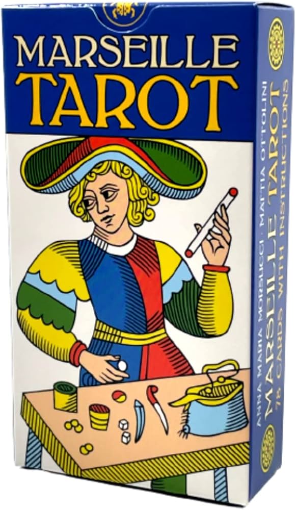 Amazon.co.jp: I.I.J タロットカード マルセイユ・タロット・ブルー