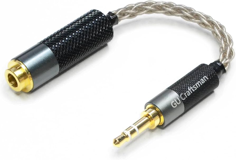 Amazon | GUCraftsman 3.5mmステレオオス→4.4mmバランスメス
