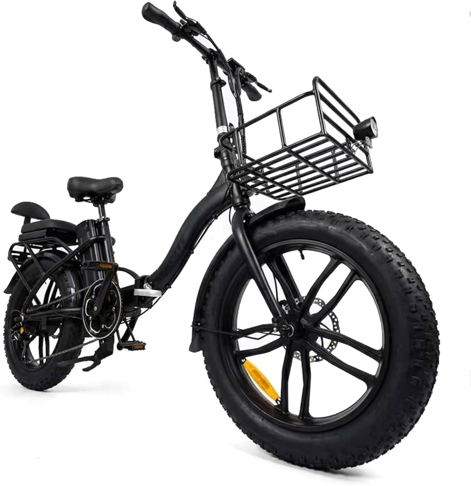 Amazon | 電動アシスト自転車 折り畳み ファットバイク型 20インチ 大