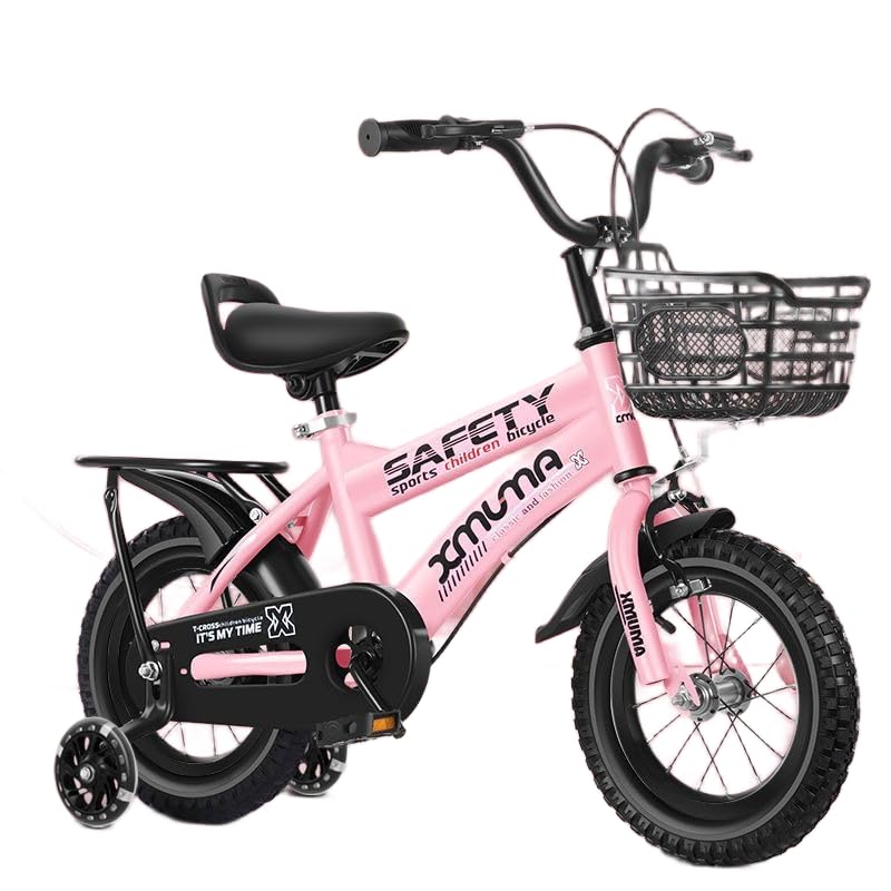 Amazon.co.jp: Miflaier 子供用自転車 補助輪付き カゴ付 12/14/16/18