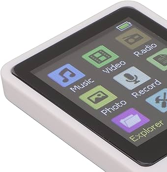 Amazon.co.jp: MP3 MP4プレーヤー、イヤホンと充電ケーブル付きの1.8