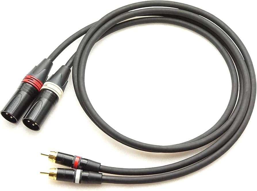 Amazon | BELDEN 8412 XLR(オス)→RCA 2本ペアケーブル (1.5m) | 音光