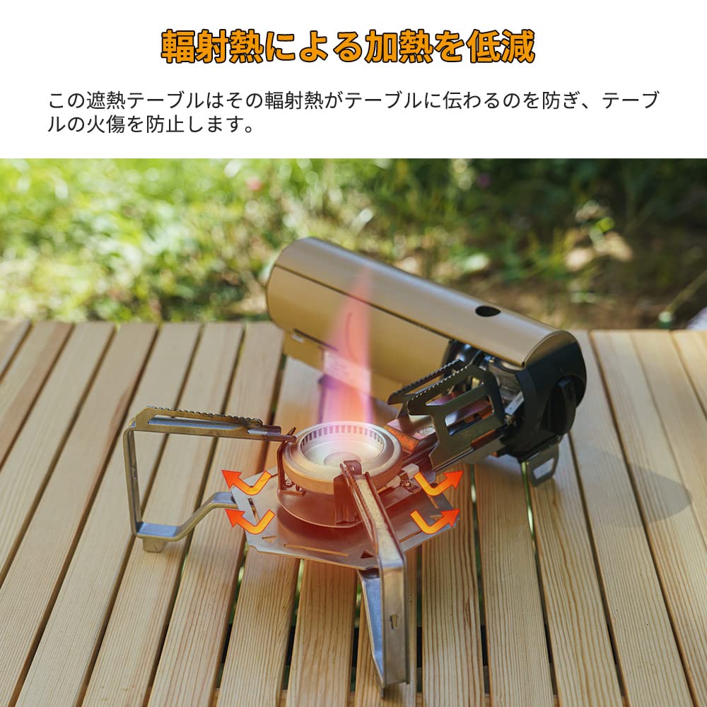 Amazon | 五徳付き風防 遮熱板セット HOME&CAMPバーナー専用 風防