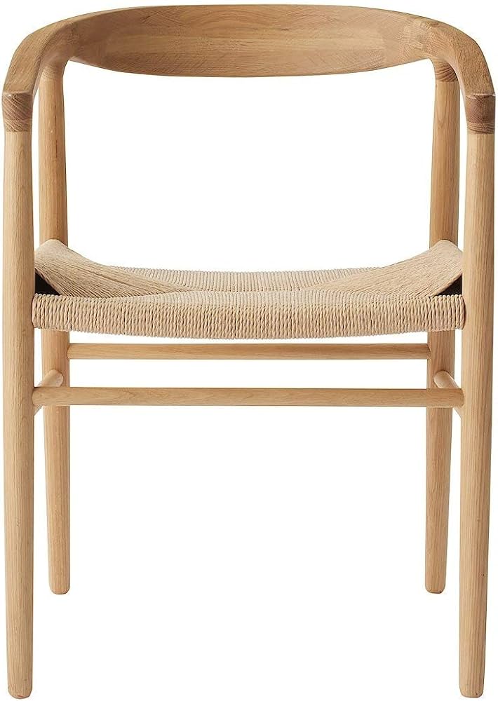 Amazon.co.jp: 無印良品 オーク材ペーパーコードアームチェア 幅53.5