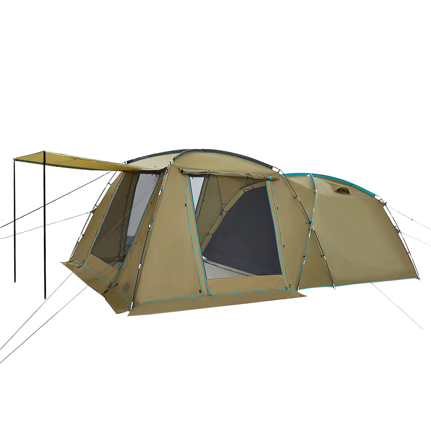 Amazon.co.jp: TIMBER RIDGE 2ルームドームテント 5人用 大型