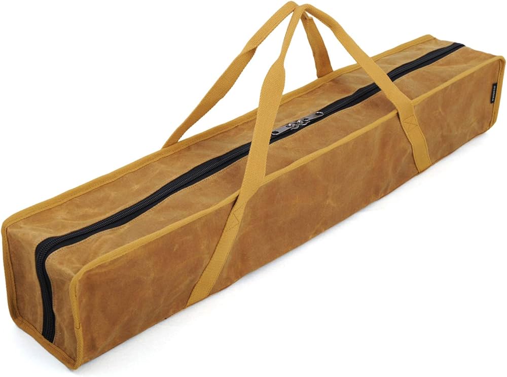 Amazon | asobito(アソビト) ポールケース S キャメル 収納 防水帆布