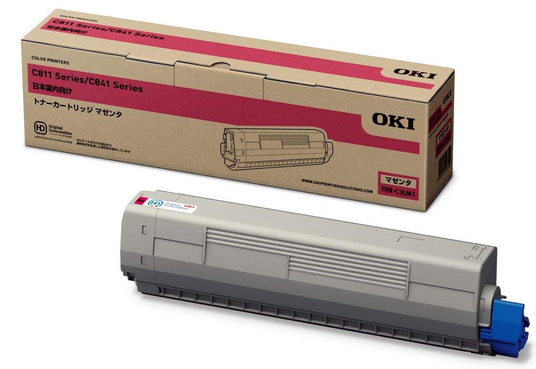 Amazon.co.jp: OKI トナーカートリッジTNR-C3LM1 マゼンダ 純正品