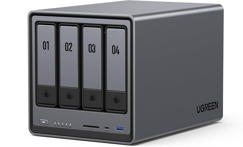 Amazon.co.jp: UGREEN NASync DXP4800 4-Bay デスクトップ NAS、Intel