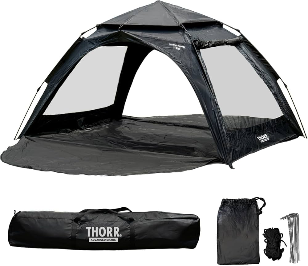 Amazon | 【わがやの秘密基地！】THORR サンシェード 日避け テント